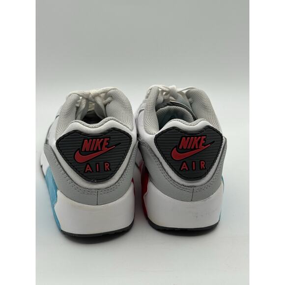 Nike Air Max 90 LTR (PS) White Chlorine Blue CD6867-108 Little Kids - Size 6Y - Picture 3 of 11